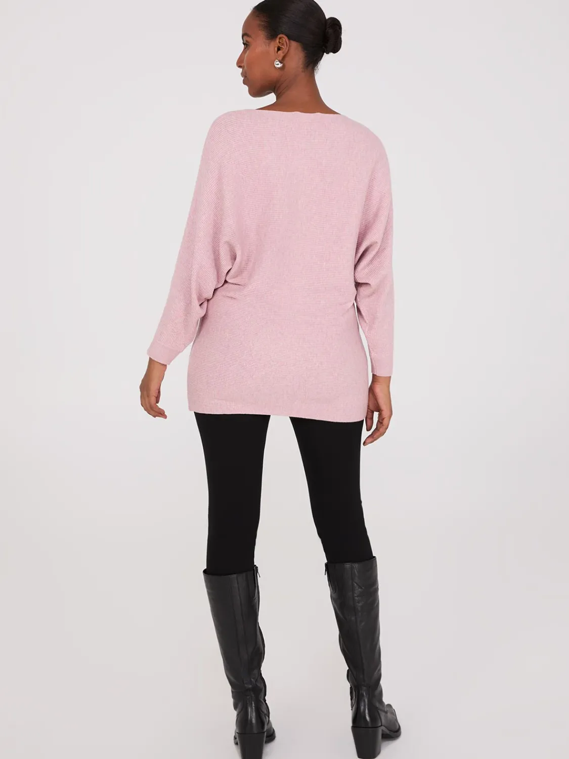 Suzy Shier Long Sleeve|Sweaters & Cardigans>3/4 Dolman Sleeve Ottoman Stitch Sweater