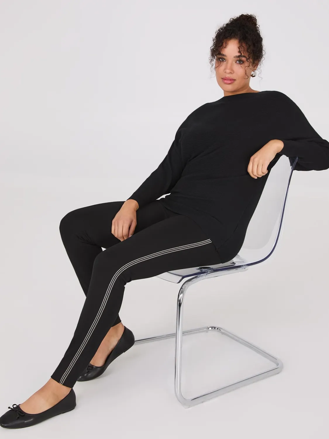 Suzy Shier Long Sleeve|Sweaters & Cardigans>3/4 Dolman Sleeve Ottoman Stitch Sweater
