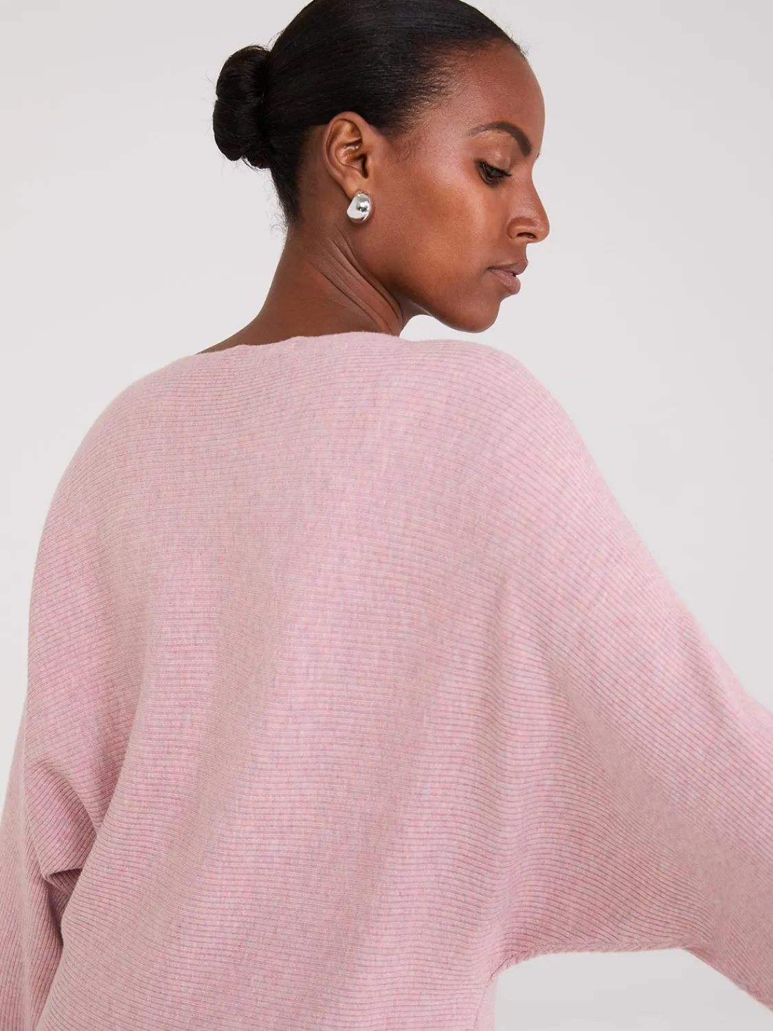 Suzy Shier Long Sleeve|Sweaters & Cardigans>3/4 Dolman Sleeve Ottoman Stitch Sweater