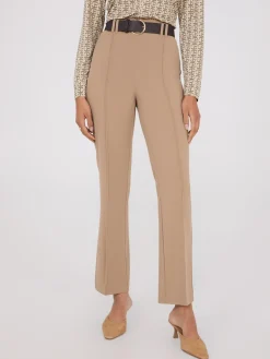 Suzy Shier Bottoms|Pants>Belted Front Pintuck Pants