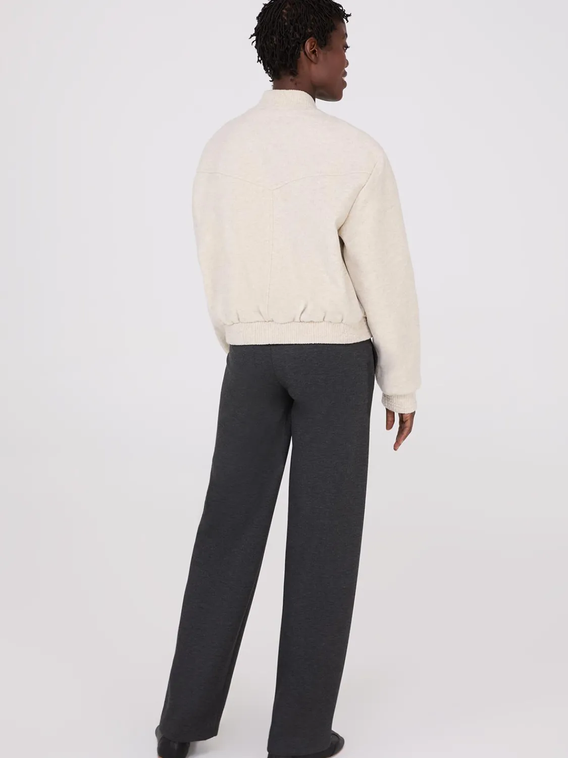 Suzy Shier Puffers & Jackets|Puffers & Jackets>Button-Front Bomber Jacket