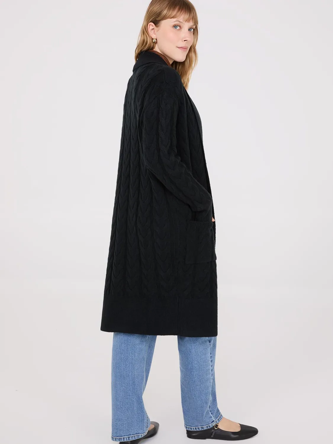 Suzy Shier Long Sleeve|Sweaters & Cardigans>Cable Knit Duster
