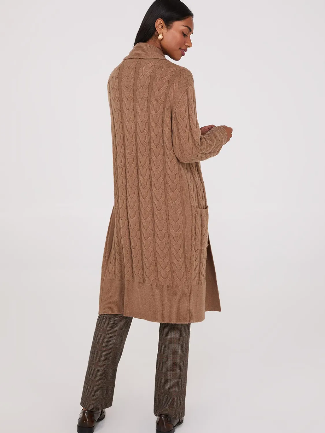Suzy Shier Long Sleeve|Sweaters & Cardigans>Cable Knit Duster