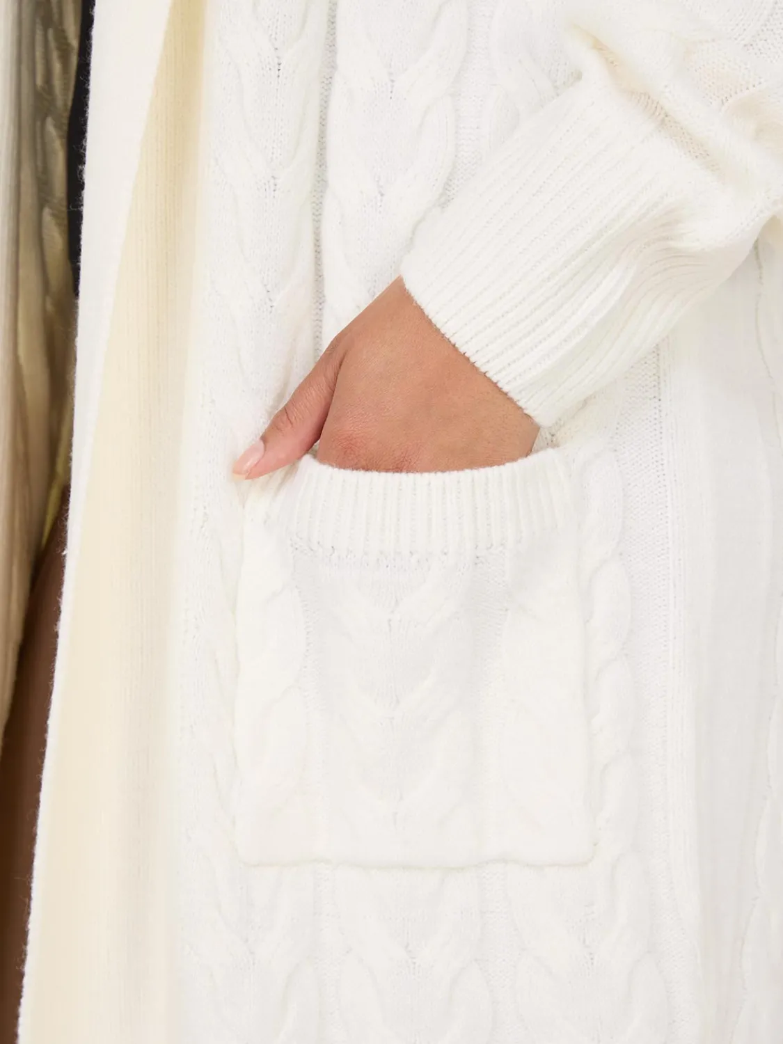 Suzy Shier Long Sleeve|Sweaters & Cardigans>Cable Knit Duster
