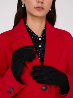 Suzy Shier Hats & Scarves & Gloves>Cable Knit ITouch Gloves