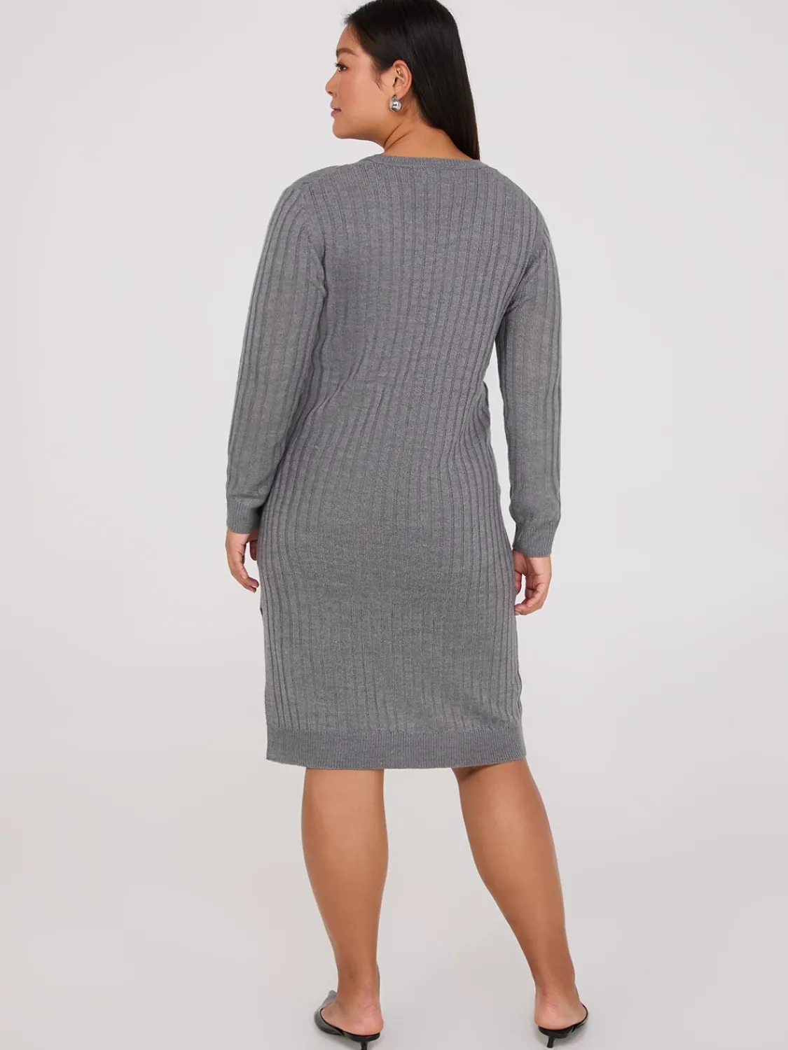 Suzy Shier Casual Dresses|Midi & Maxi>Cable Knit Sweater Dress