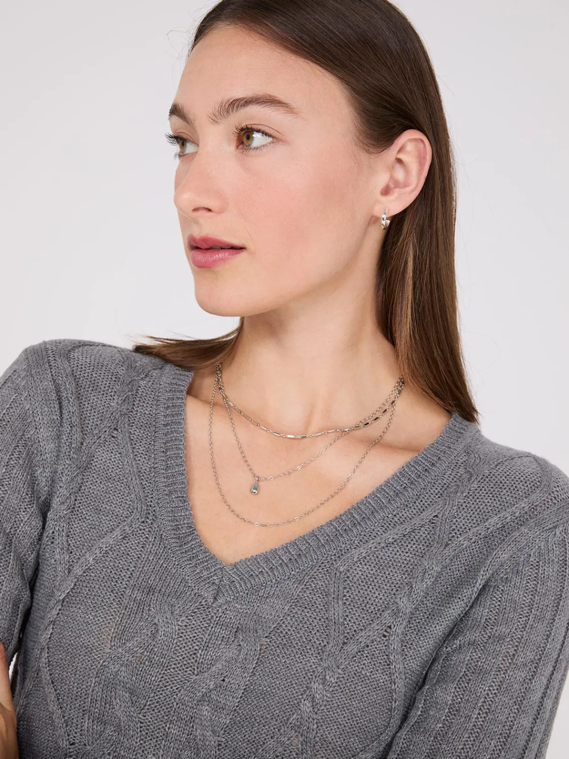 Suzy Shier Casual Dresses|Midi & Maxi>Cable Knit Sweater Dress