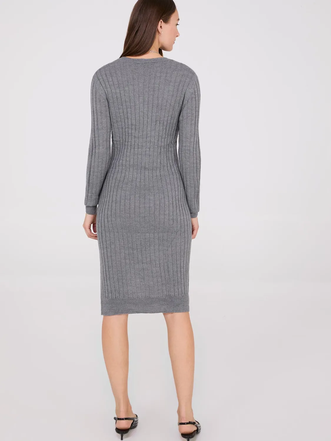 Suzy Shier Casual Dresses|Midi & Maxi>Cable Knit Sweater Dress