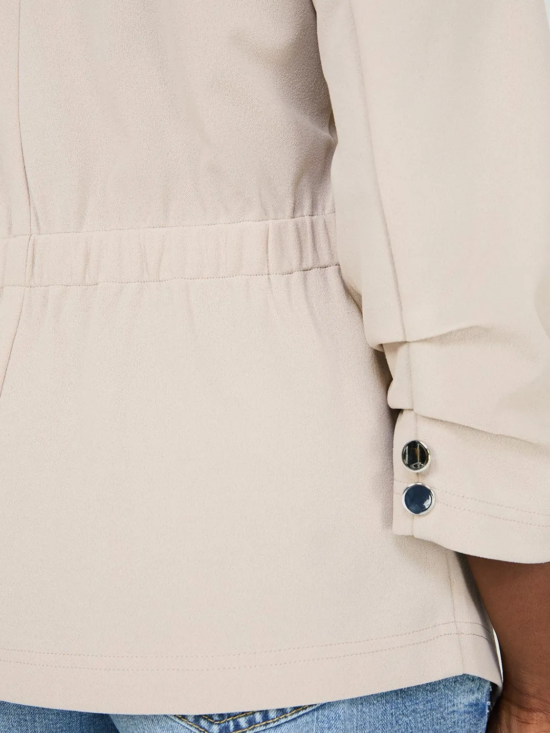 Suzy Shier Blazers & Vests>Cascading Open Kimono