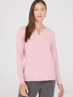 Suzy Shier Tops|Long Sleeve><noscript><img width=