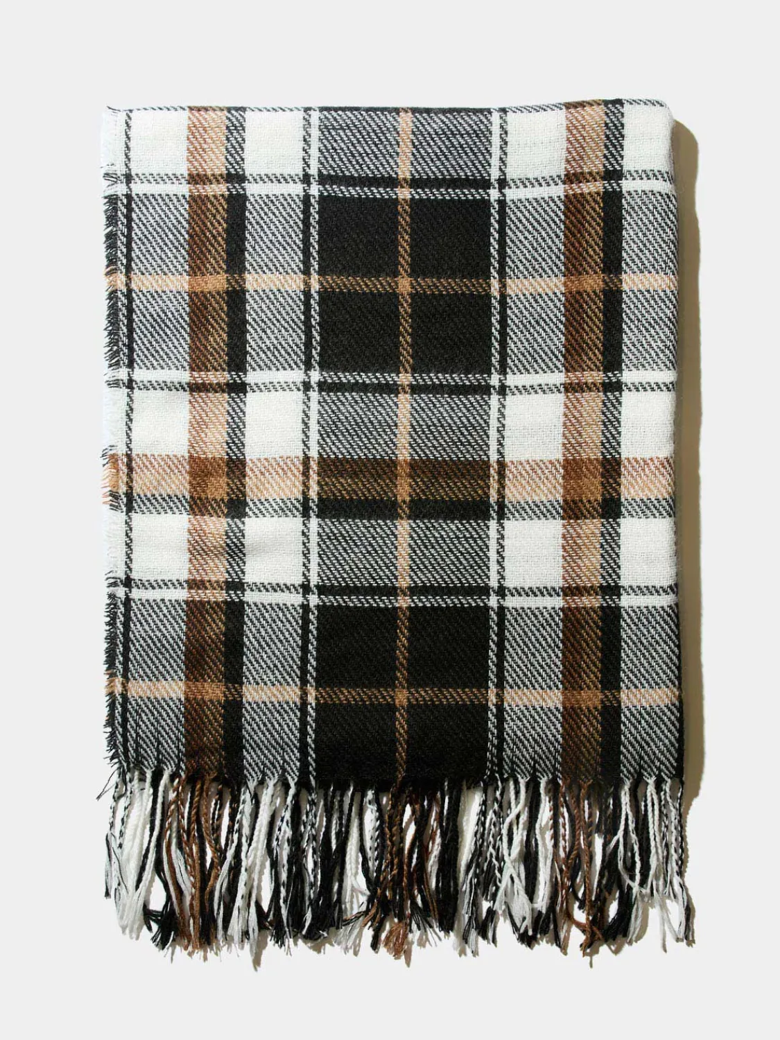 Suzy Shier Hats & Scarves & Gloves>Checked Scarf