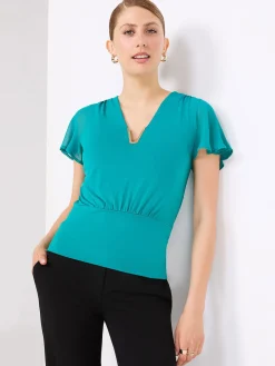 Suzy Shier Tops|Short Sleeve><noscript><img width=