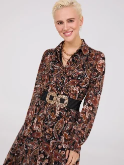 Suzy Shier Belts, Handbags & Shoes>Chunky Buckle Elastic Belt