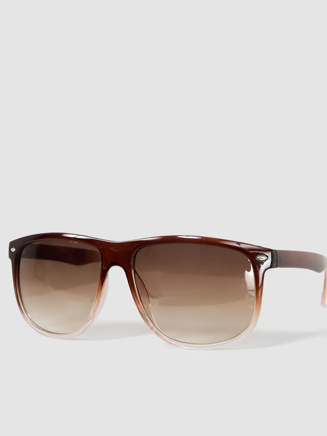 Suzy Shier Sunglasses>Clear Frame Wayfarer Sunglasses