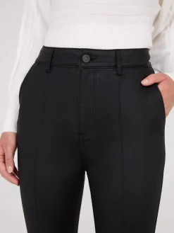 Suzy Shier Jeans|Pants>Coated Front Pintuck Pants