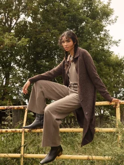 Suzy Shier Long Sleeve|Sweaters & Cardigans>Collared Button-Front Duster