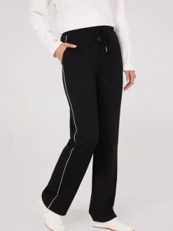 Suzy Shier Pants>Contrast Piping Pants