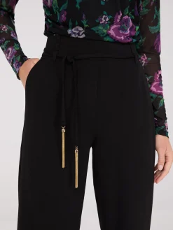 Suzy Shier Bottoms|Pants>Crepe Pants With Sash