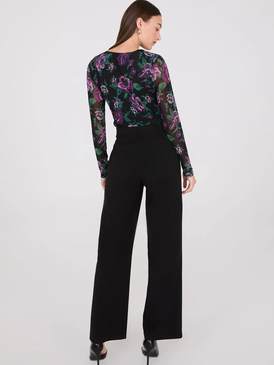 Suzy Shier Bottoms|Pants>Crepe Pants With Sash
