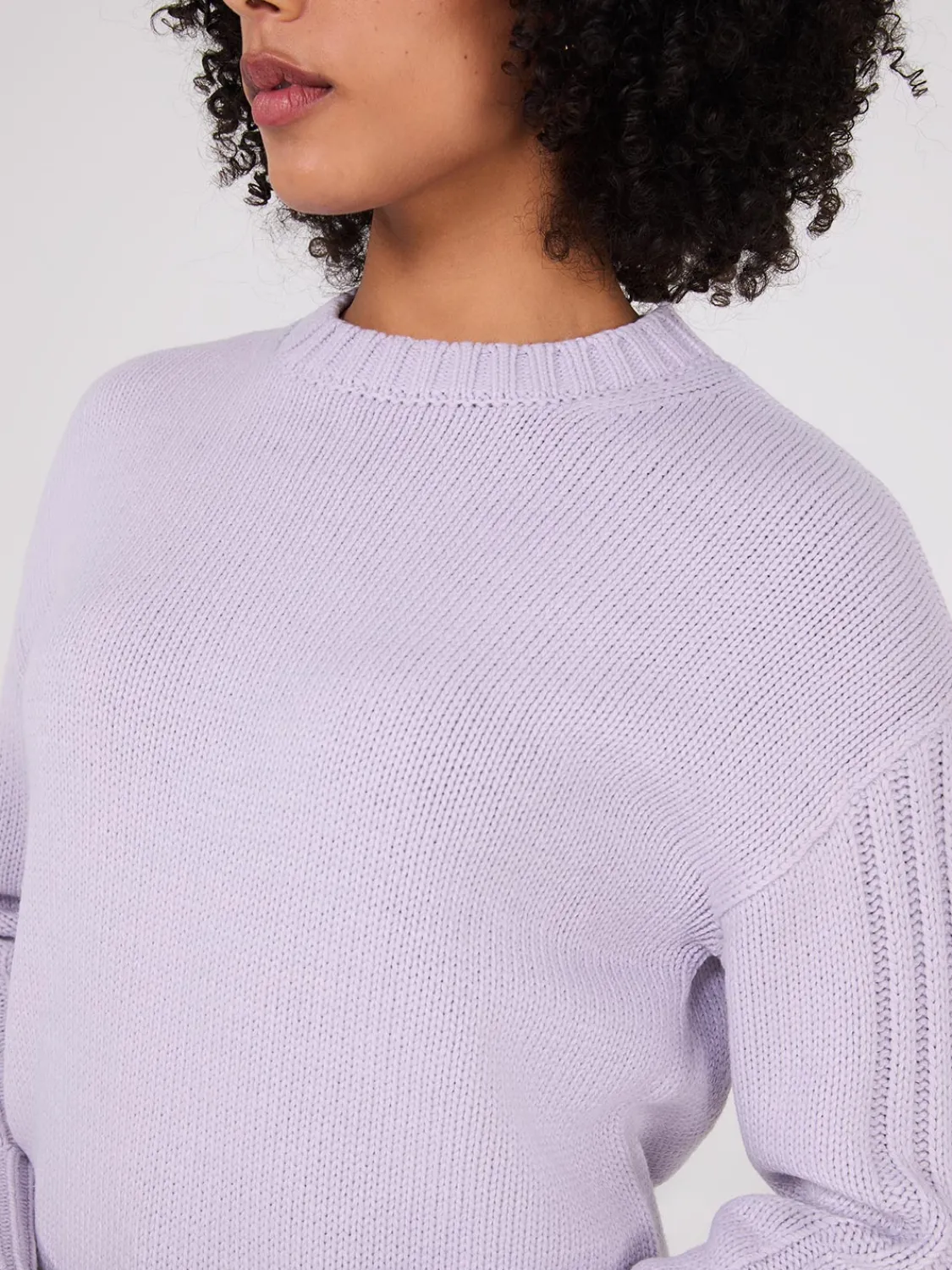 Suzy Shier Long Sleeve|Sweaters & Cardigans>Crew Neck High-Low Sweater