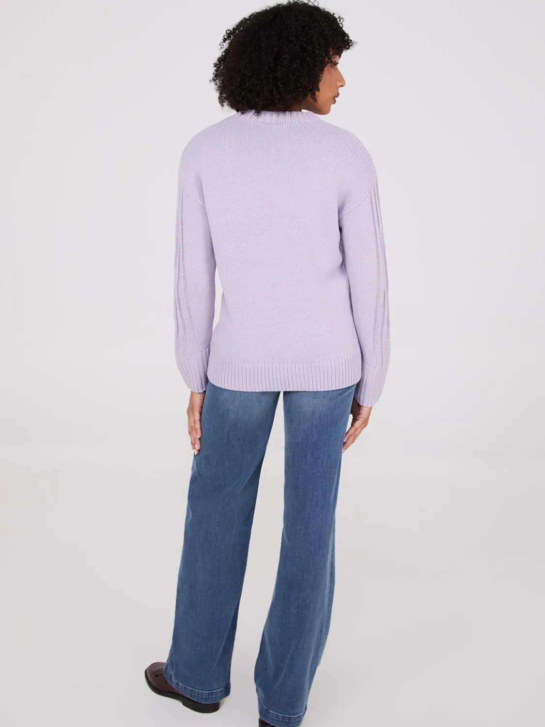 Suzy Shier Long Sleeve|Sweaters & Cardigans>Crew Neck High-Low Sweater
