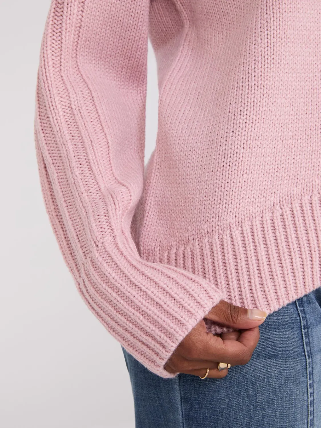 Suzy Shier Long Sleeve|Sweaters & Cardigans>Crew Neck High-Low Sweater