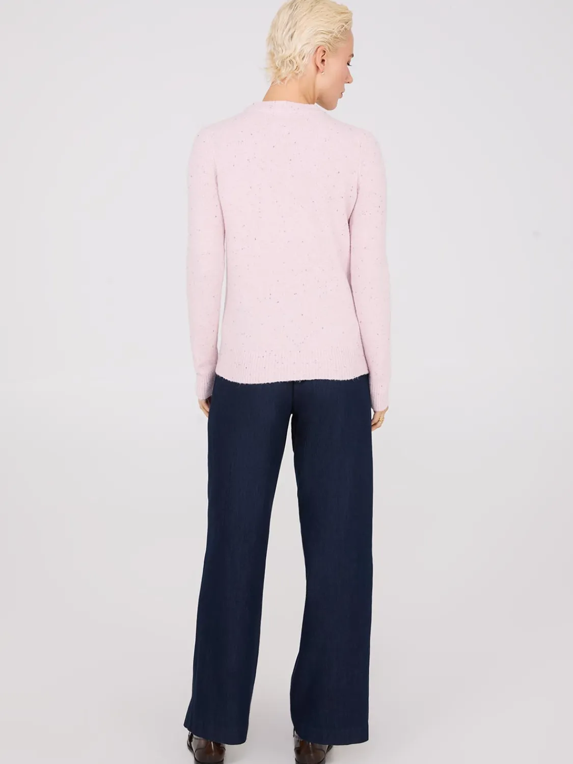 Suzy Shier Long Sleeve|Sweaters & Cardigans>Crew Neck Sweater With Button Details