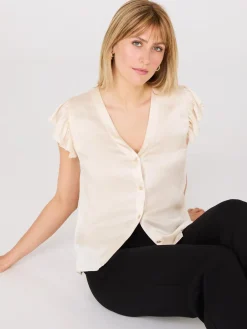 Suzy Shier Tops|Short Sleeve><noscript><img width=
