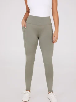 Suzy Shier Leggings & Sweatpants>Criss-Cross Pocket Leggings