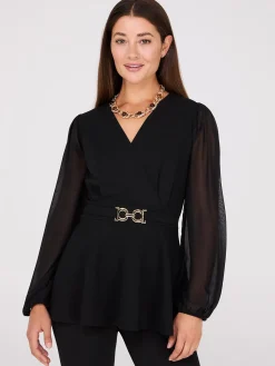 Suzy Shier Tops|Long Sleeve><noscript><img width=