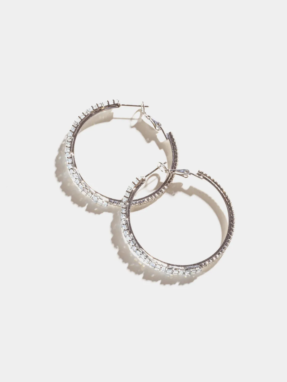 Suzy Shier Jewelry By Le Château>Crystal Hoop Earring