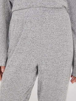 Suzy Shier Lounge & Pjs>Dolman Sleeve Melange Pajama Set