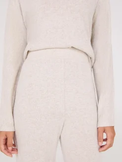 Suzy Shier Lounge & Pjs>Dolman Sleeve Melange Pajama Set