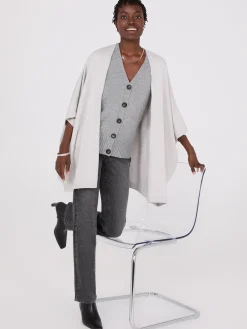 Suzy Shier Long Sleeve|Sweaters & Cardigans>Dolman Sleeve Open Cape Sweater
