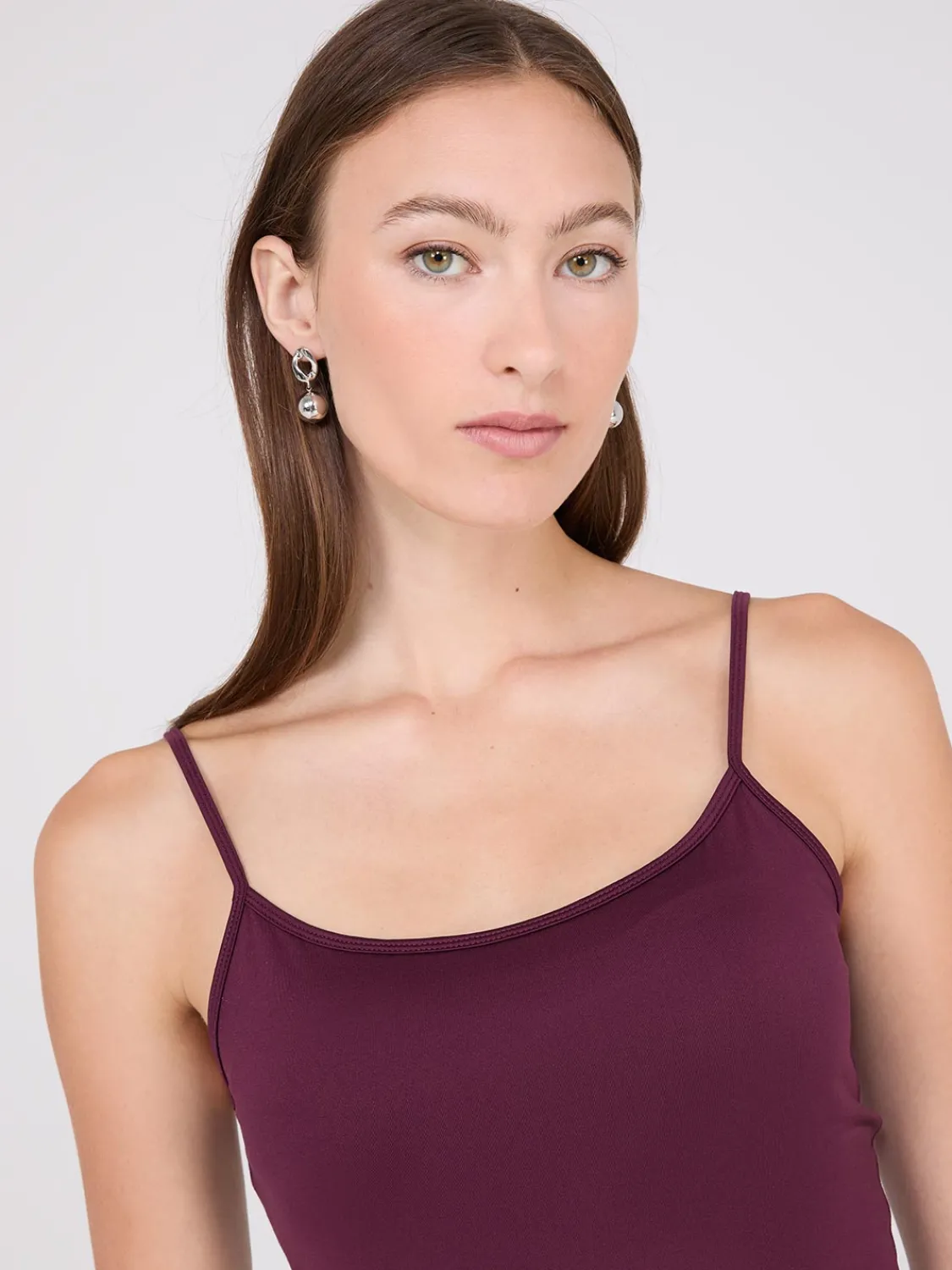 Suzy Shier Suzy Everyday|Sleeveless>Double Layer Spaghetti Strap Cami