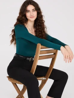 Suzy Shier Suzy Everyday|Long Sleeve><noscript><img width=