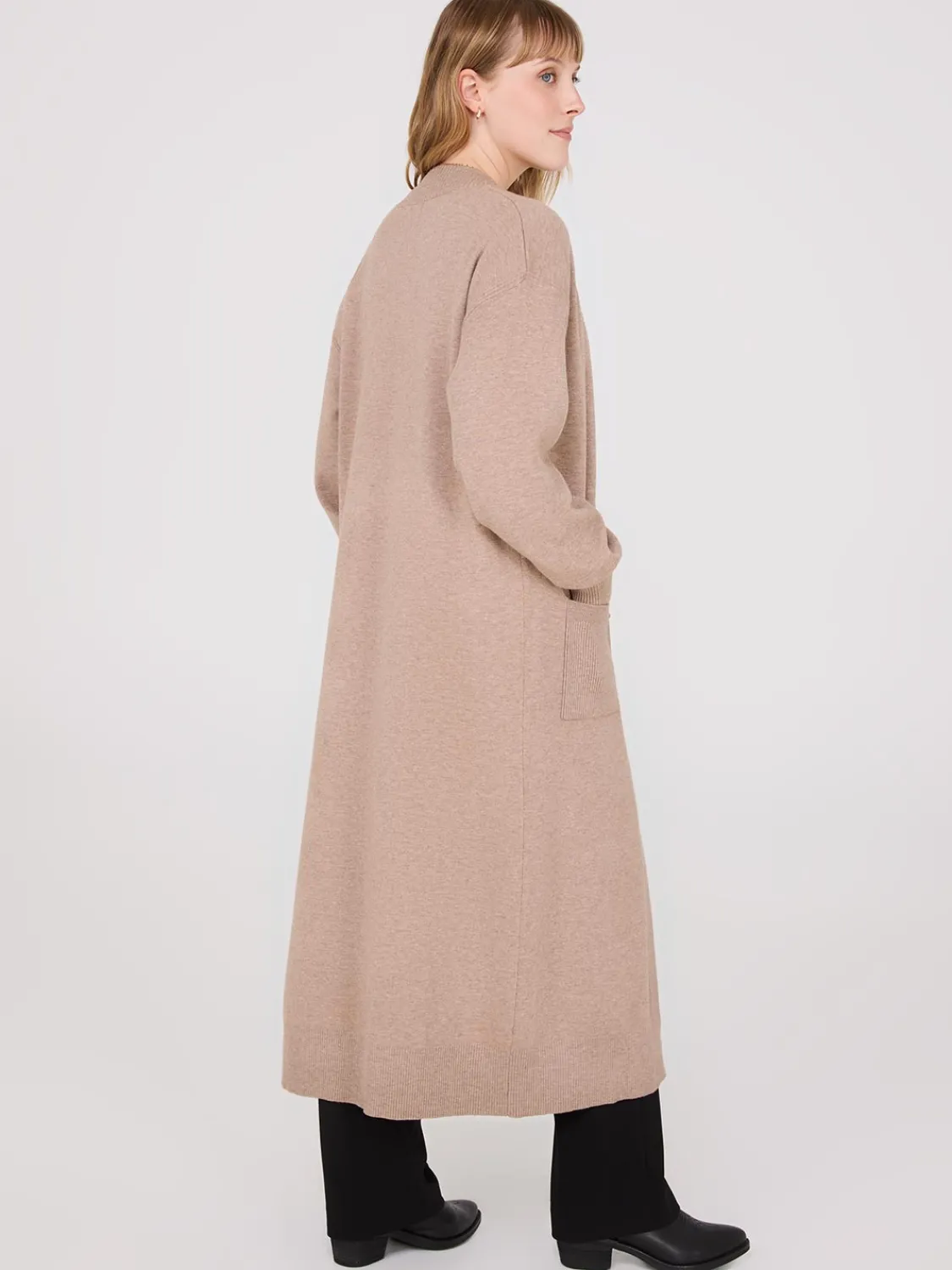 Suzy Shier Long Sleeve|Sweaters & Cardigans>Drop Shoulder Long Duster