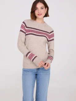 Suzy Shier Long Sleeve|Sweaters & Cardigans>Fair Isle Sweater