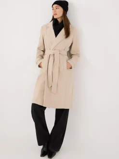 Suzy Shier Coats|Coats>Faux Wool Wrap Coat