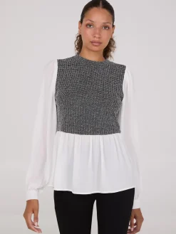 Suzy Shier Tops|Long Sleeve><noscript><img width=