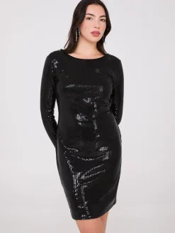 Suzy Shier Mini|Party Dresses>Fitted Sequin Dress