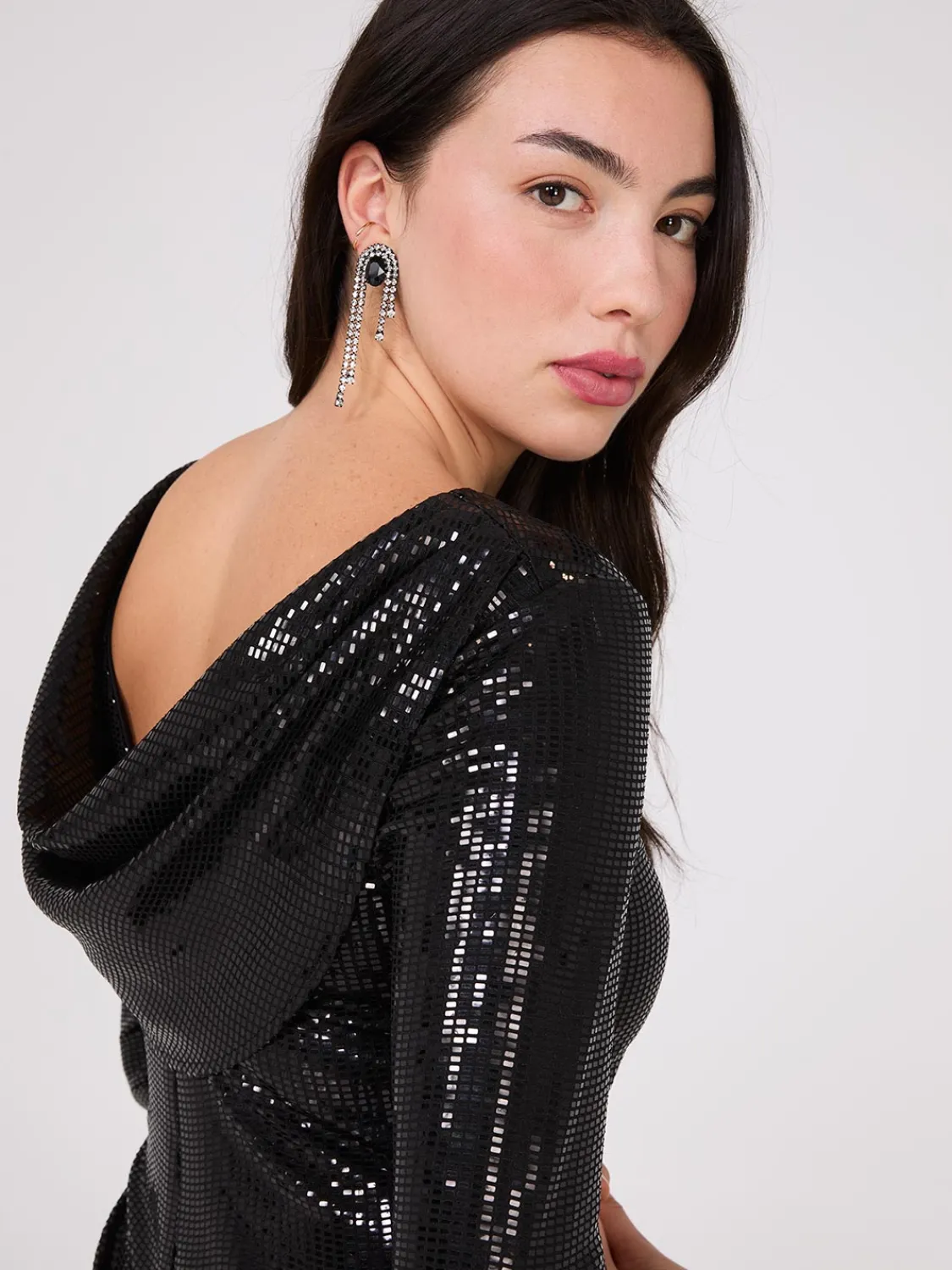 Suzy Shier Mini|Party Dresses>Fitted Sequin Dress
