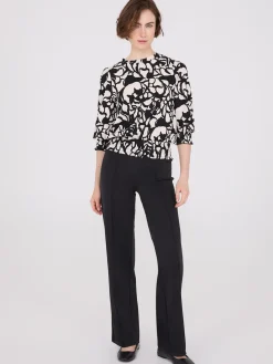 Suzy Shier Pants>Front Pintuck High-Rise Pants