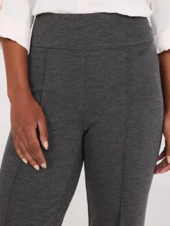 Suzy Shier Bottoms|Pants>Front Pintuck Straight Leg Twill Pants