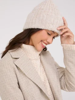 Suzy Shier Hats & Scarves & Gloves>Fuzzy Ribbed Beanie