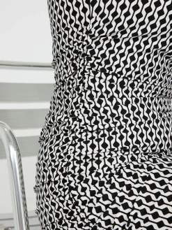 Suzy Shier Work Dresses|Dresses>Geo Print Gathered Column Dress