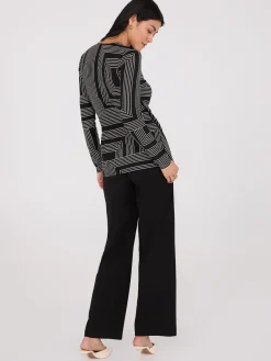 Suzy Shier Tops|Long Sleeve><noscript><img width=