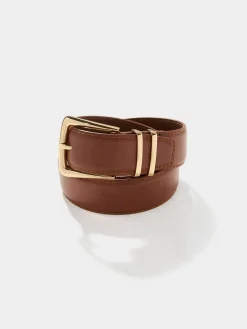 Suzy Shier Belts, Handbags & Shoes>Gold Buckle Faux Leather Belt