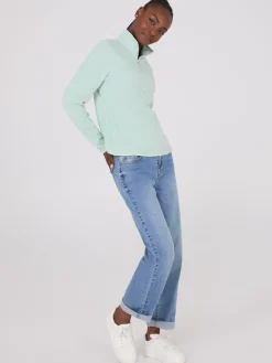 Suzy Shier Lounge & Pjs|Long Sleeve>Half-Zip Polar Fleece Top
