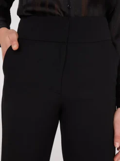 Suzy Shier Suiting|Bottoms>High-Rise Wide Waistband Pants